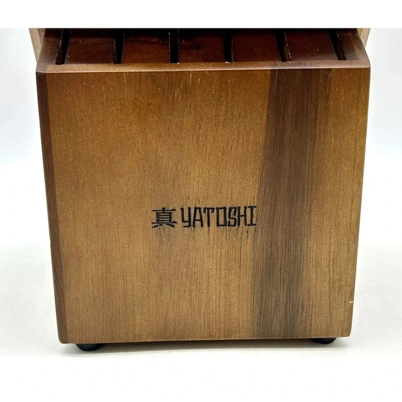 Yatoshi Professional Kitchen Knife Block Only 13 Knife Slots & 1 Scissor Slot - Picture 4 of 10